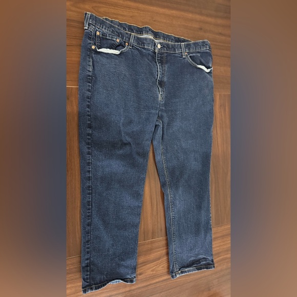 LEVI’S 541 Blue Jeans Men Size 48x29 Dark Wash Straight Leg - Picture 4 of 7